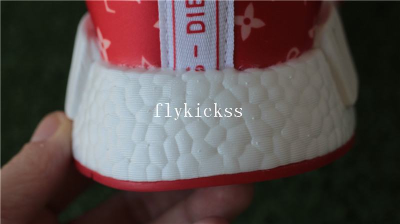 LVS X Supreme Adidas NMD XR1 Red Real Boost